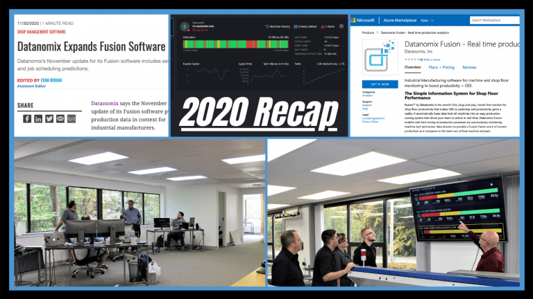Datanomix 2020 Recap
