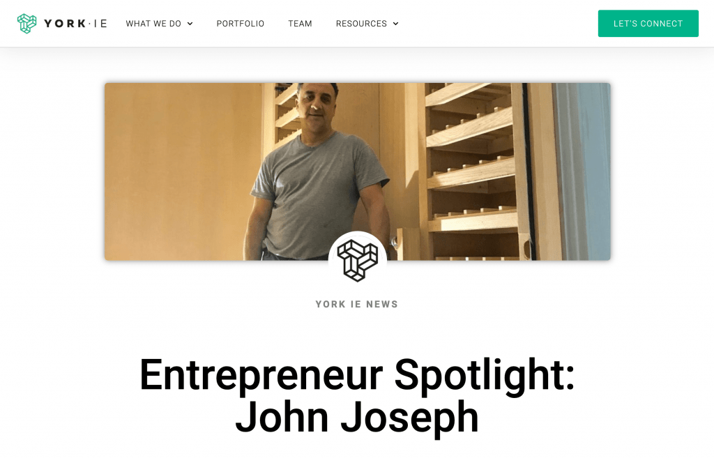 Entrepreneur Spotlight: John Joseph