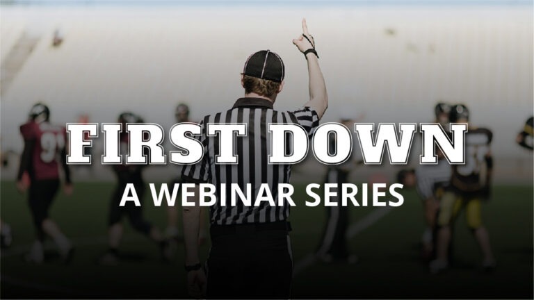 First Down Webinar Series